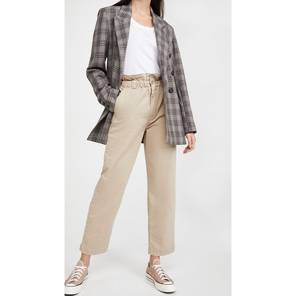 Mother The Yoyo Ruffle Greaser Paperbag Pants - Picture 3 of 12